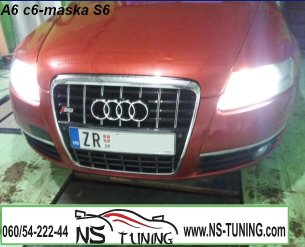 audi a6 c6 4f prednja maska s6 rs6 ugradnja novi sad